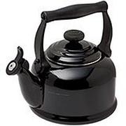 Le Creuset Tradition teakettle 2,1L, black