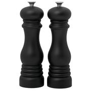 Le Creuset salt and pepper mill set, matt black, set of 2