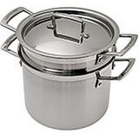 Image for Le Creuset 3-ply casserole with pasta tray, 20 cm, 5L