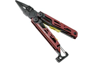 Leatherman Signal Crimson Red multi-tool da sopravvivenza 832745, fodero in nylon