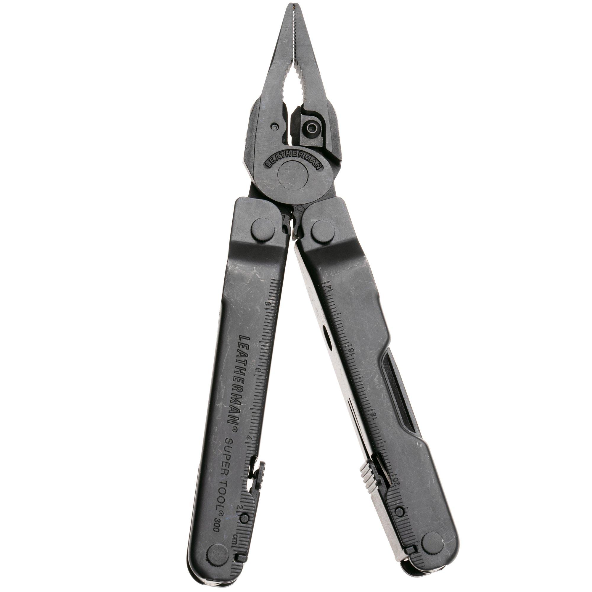 Leatherman Super Tool 300 M 832758 Black, tactical multi-tool with bit extender and bit kit