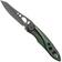 Image for Leatherman Skeletool Knife KB 833161 Black Oxide 420HC, OD Green, pocket knife