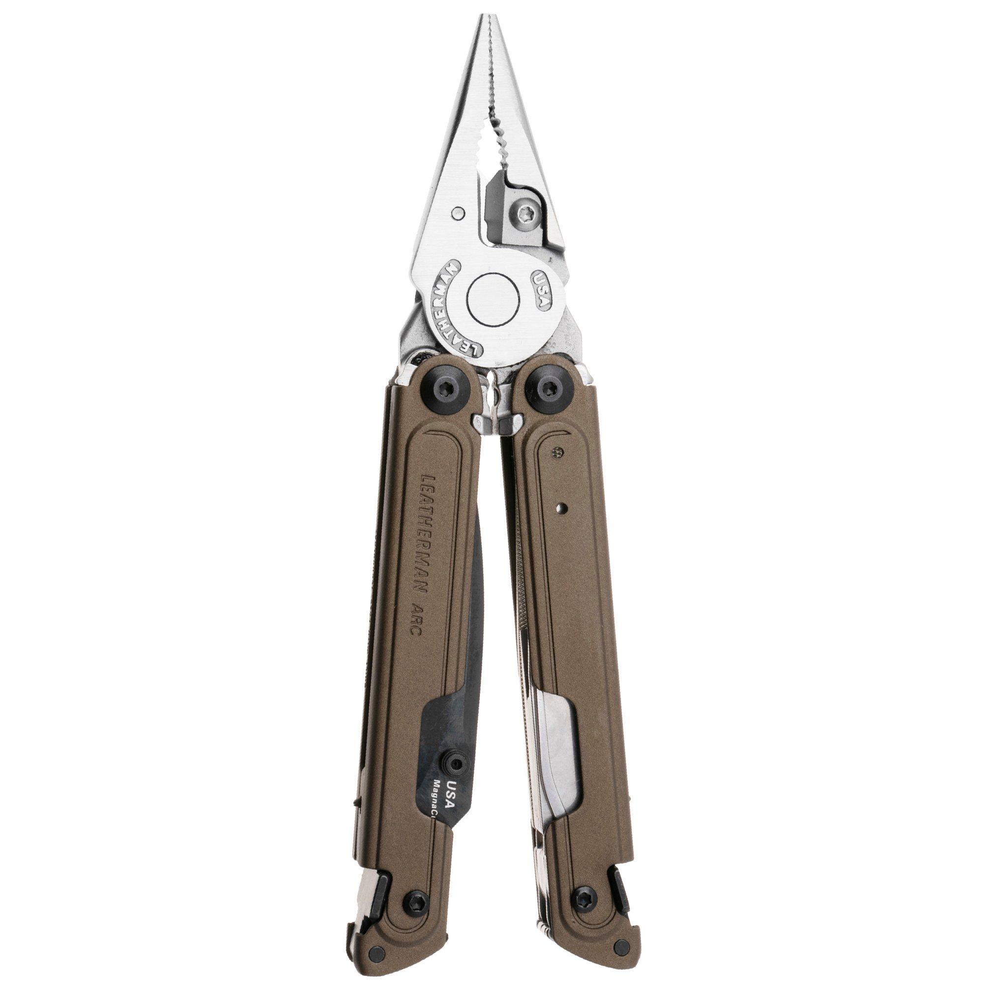 Leatherman ARC Talos 833330 Bronze Cerakote, Black DLC CPM MagnaCut, pinza multiuso