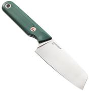 Outdoorowy nóż szefa kuchni Leatherman Rustle 833418 CPM MagnaCut, Evergreen G10, pochwa z kydexu