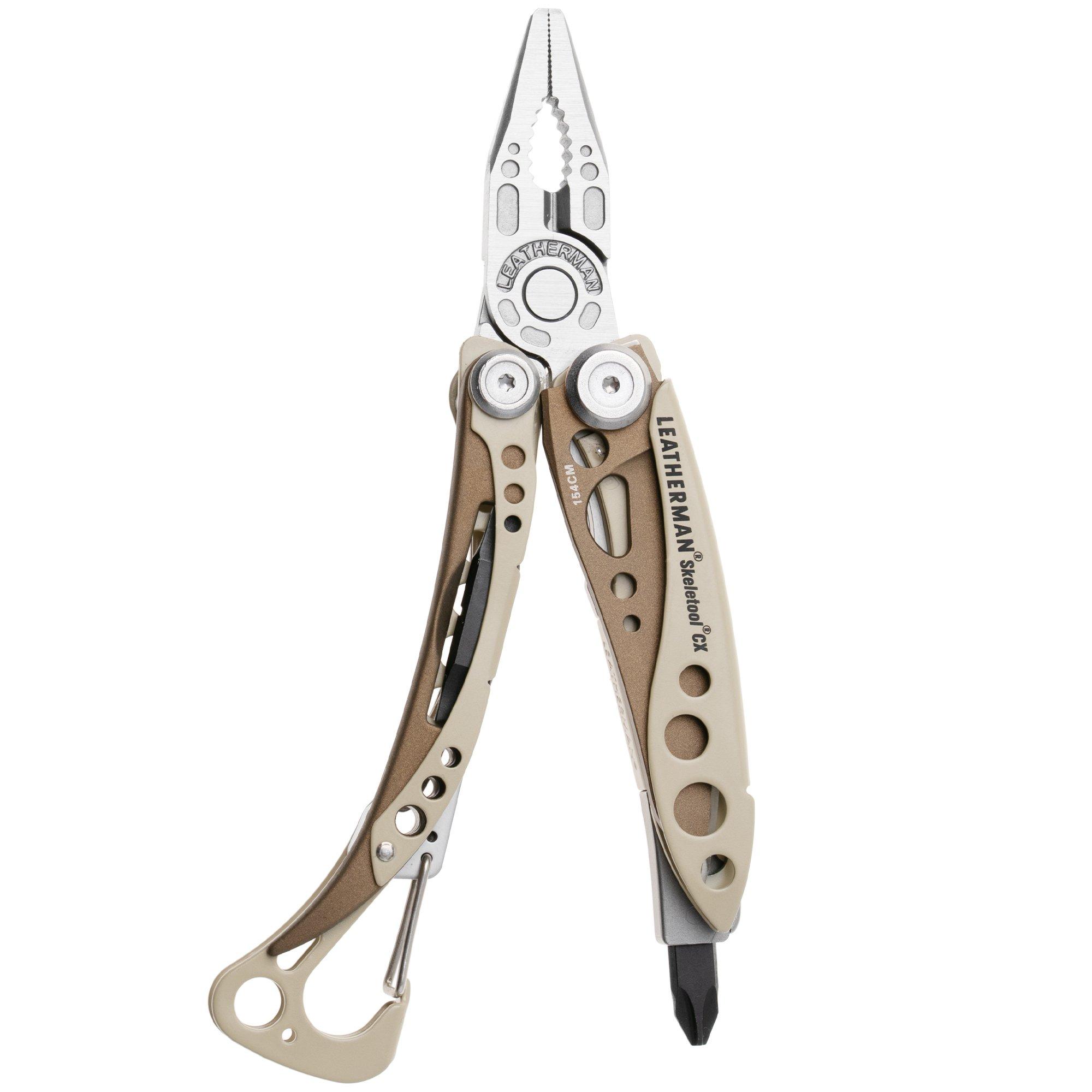 Leatherman Skeletool CX 833548 Sandstorm, multi-tool