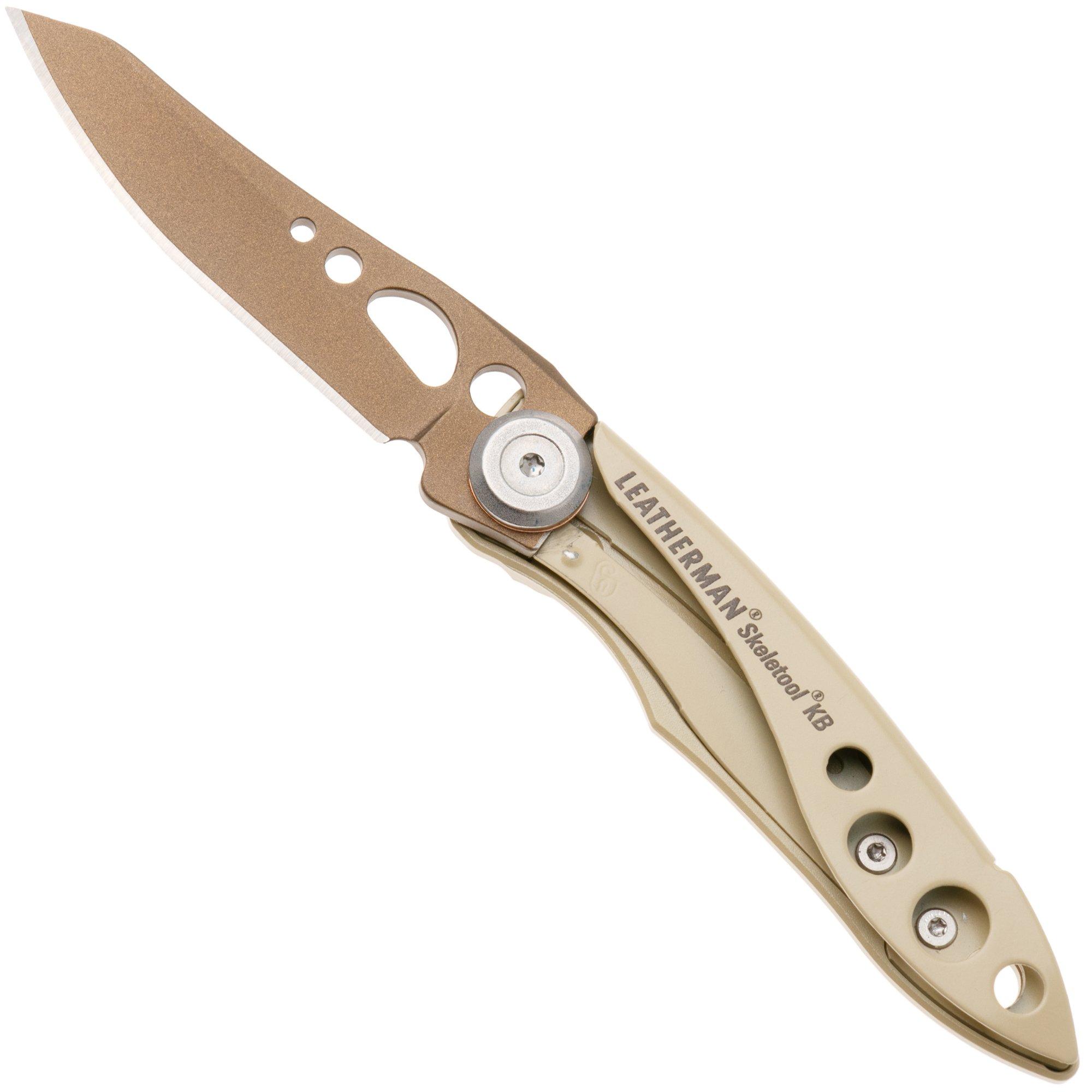 Leatherman Skeletool Knife KB 833564 Sandstorm, zakmes