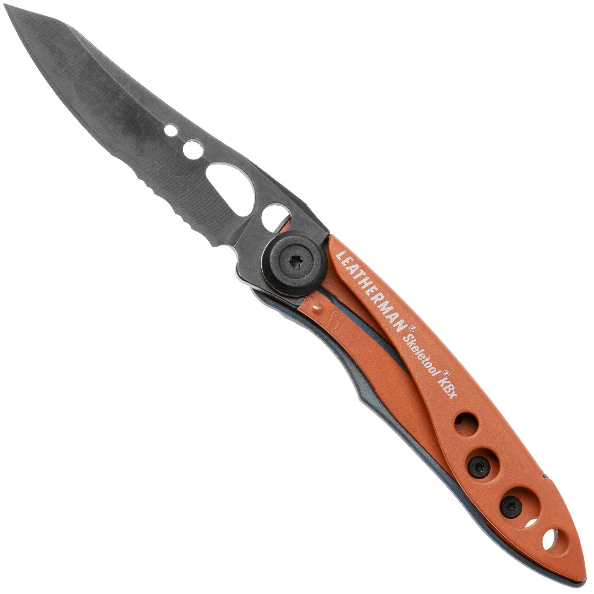 Leatherman Skeletool Knife KBx 833584 Aurora, deels gekarteld zakmes