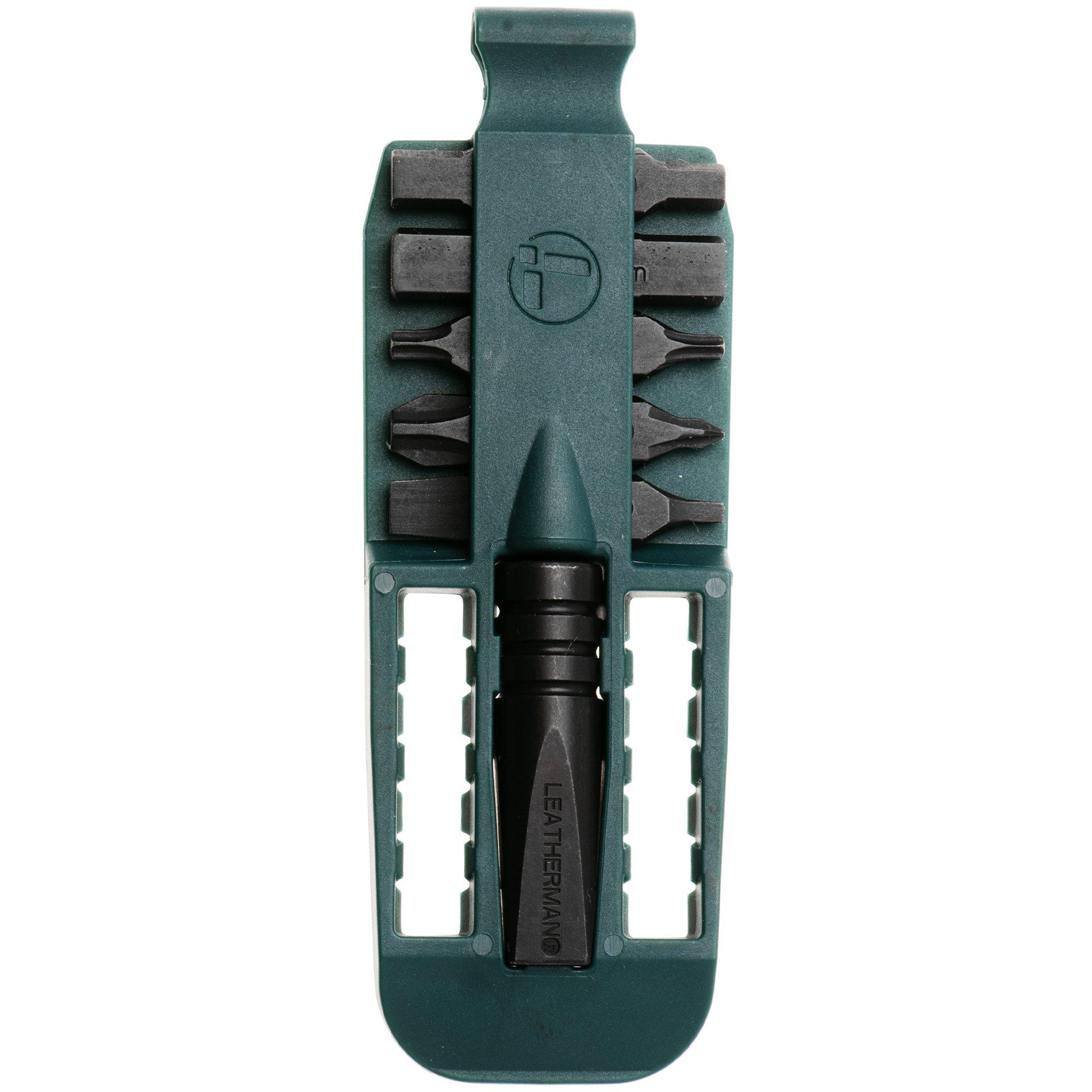Leatherman Bitkit #3, Forest Green, Black Bit Driver, 931063