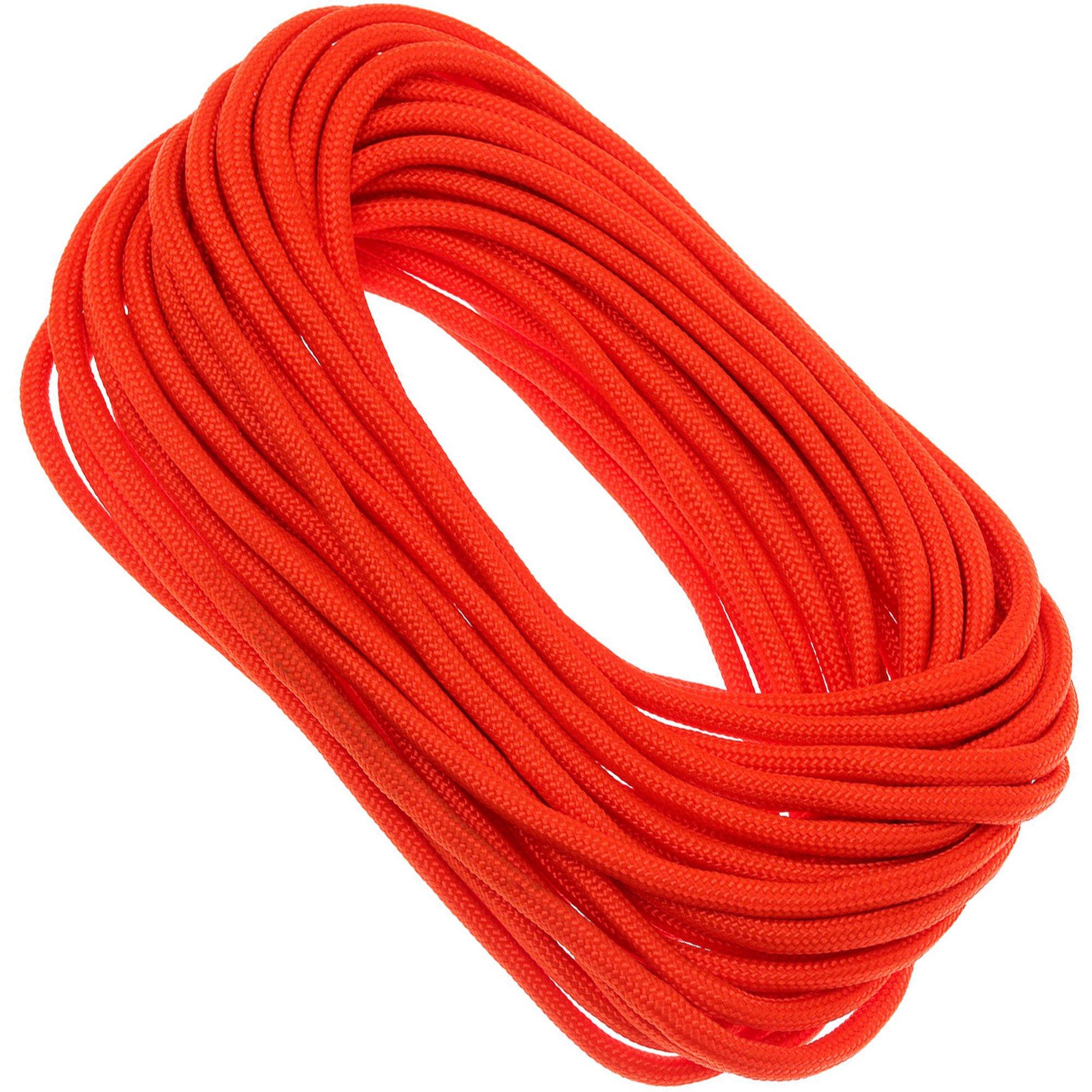 Live Fire Firecord 550 Paracord 25ft, Safety Orange