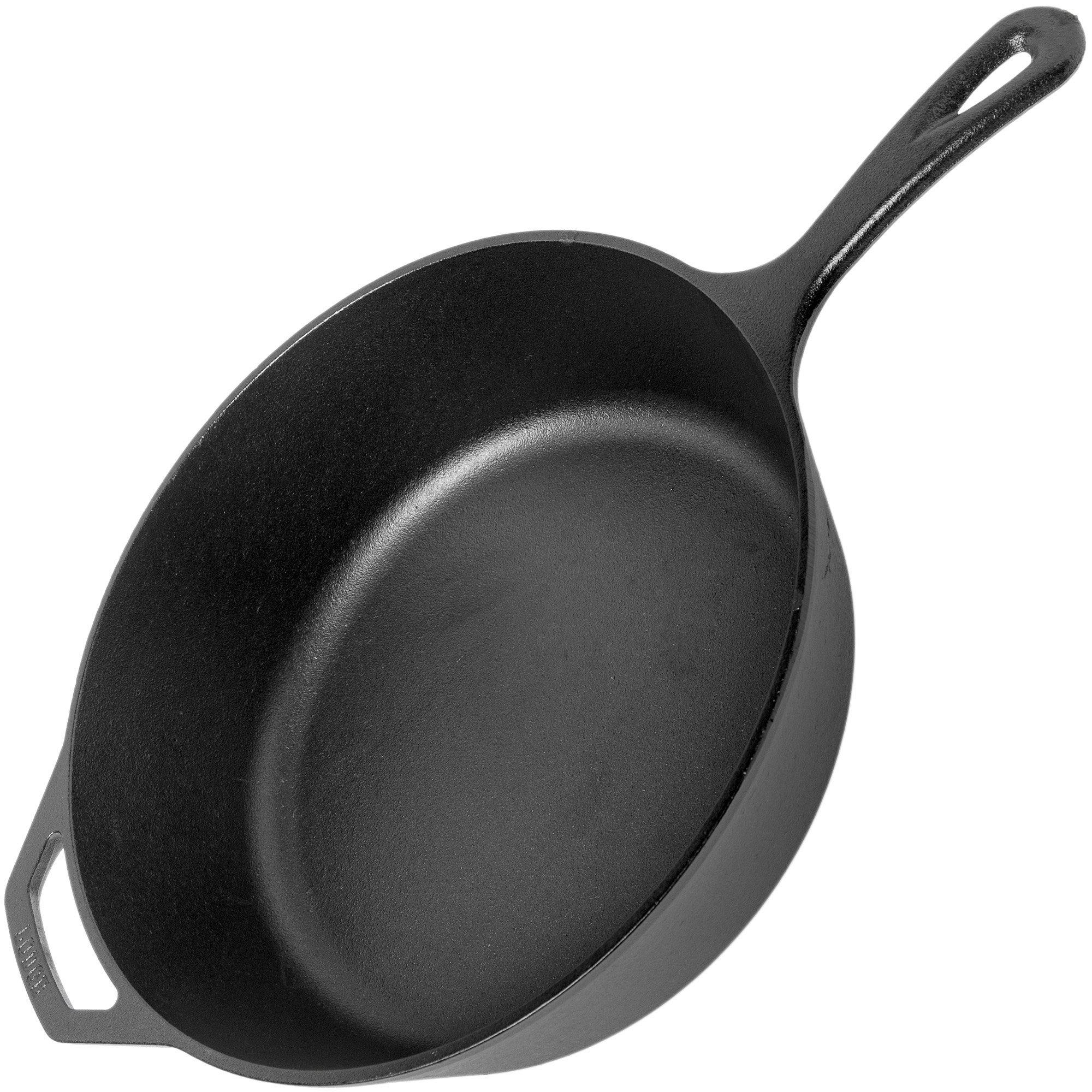 Lodge Cast Iron Deep Skillet deep frying pan L8DSK3, contents