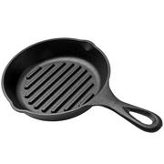 Lodge Cast Iron Grill L3GP gusseiserne Grillpfanne, 17 cm