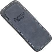 LionSteel 900FDV3 BL funda con clip de bolsillo, cuero azul