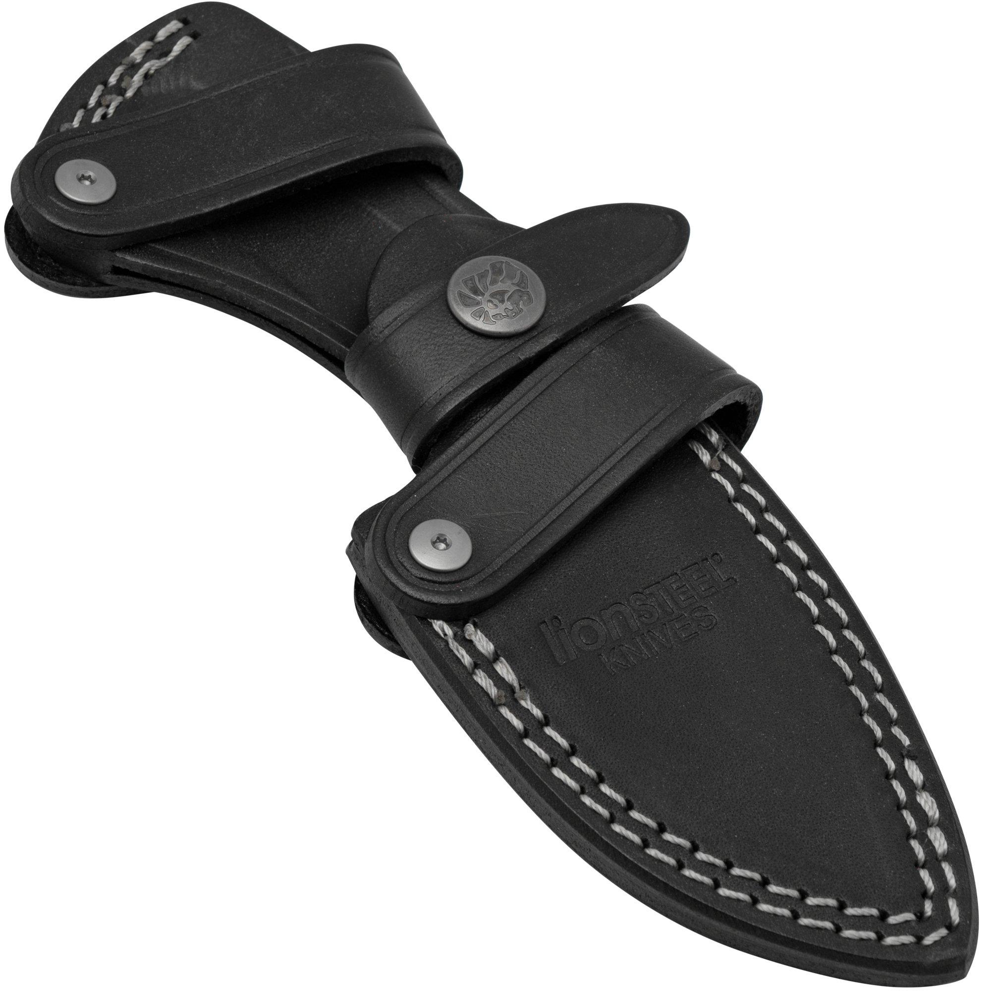 LionSteel H1 Black Leather Sheath 900H1-PL