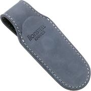 LionSteel 900MK01 BL sheath with magnetic closure, blue leather