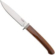 LionSteel Ago AG1-ST Santos Wood, Titanium Guard, couteau à lame fixe