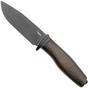 Image for LionSteel Acha AH B BLG Blackwashed M390, Green Burlap Micarta, Black Titanium Guard, fixed knife