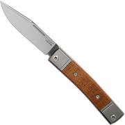 LionSteel BestMan BM1 CVN Natural Canvas Micarta slipjoint pocket knife