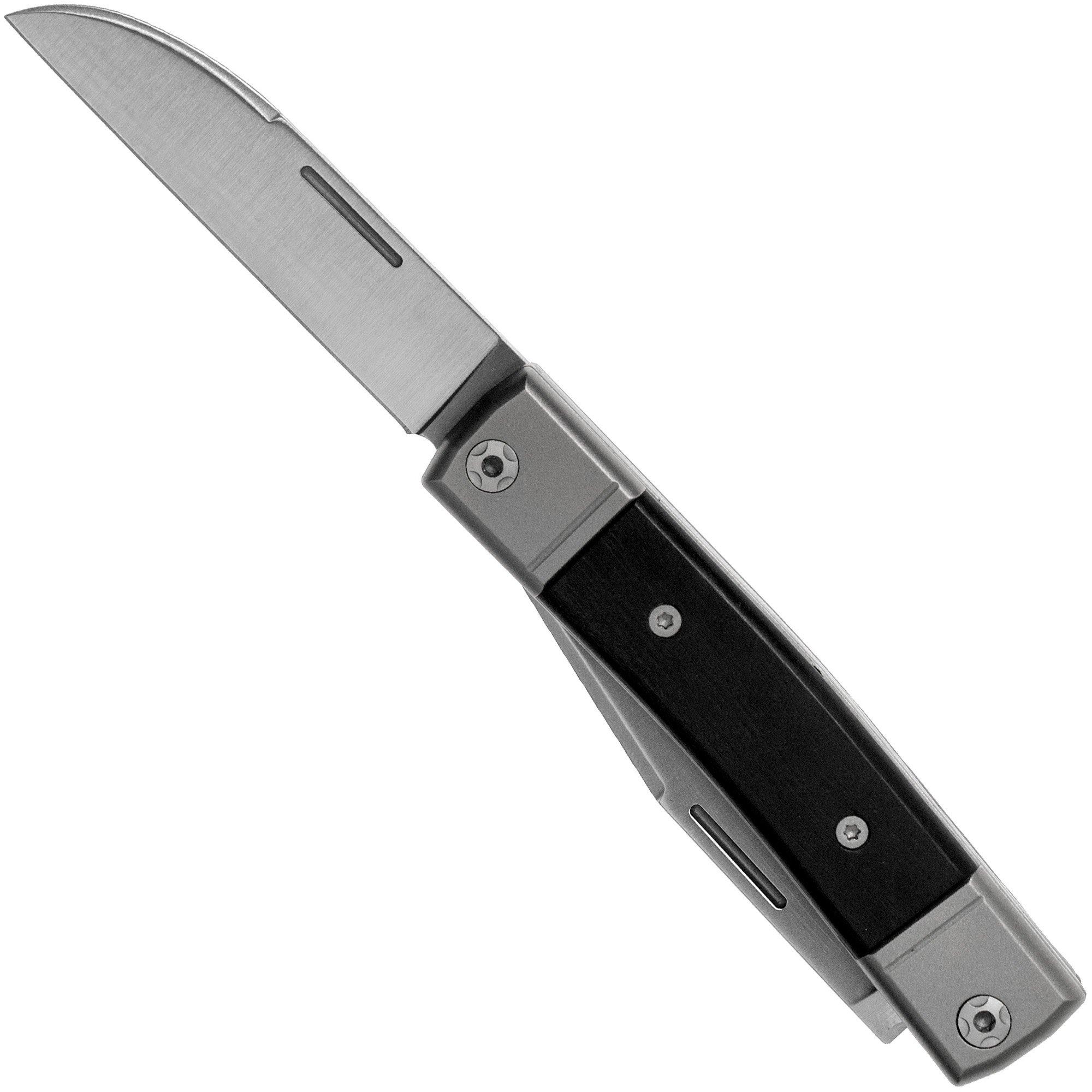 LionSteel BestMan BM13 EB Ebony Slipjoint Taschenmesser