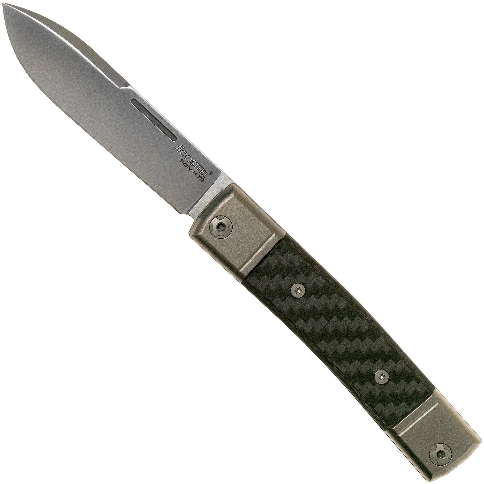 Scyzoryk LionSteel BestMan BM2 CF Carbon Fibre
