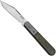 Image for LionSteel Shuffler Barlow CK0112-CVG Green Canvas Micarta, pocket knife