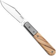 LionSteel Shuffler Barlow CK0112-UL coltello da tasca, legno d'ulivo