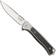 Bild für LionSteel Emmet EM01 GY Stonewashed MagnaCut, Grey Titanium Carbon Fibre Inlay, Taschenmesser, Molletta Design