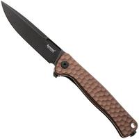 Afbeelding voor LionSteel Emmet EM01A EB Old Black MagnaCut, Earth Aluminium Hammertone, zakmes, Molletta design