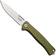 Bild für LionSteel Emmet EM01A GS Stonewashed MagnaCut, Green Aluminium Hammertone, Taschenmesser, Molletta Design