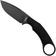 Image for LionSteel H2B Drop Point Block GBK Black G10 fixed knife, Tommaso Rumici design
