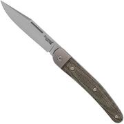  LionSteel Jack 1 Green Canvas Micarta JK1 CVG couteau de poche