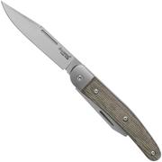 LionSteel Jack 2 Green Canvas Micarta JK2 CVG navalha