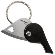 LionSteel LionBeat navalha de bolso de ébano com chaveiro