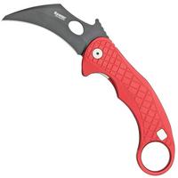 Image for LionSteel L.E.One LE1-A-RB MagnaCut, Black, Red Aluminium, Karambit pocket knife