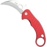 LionSteel L.E.One LE1-A-RS MagnaCut, Satin, Red Aluminium, navalha Karambit