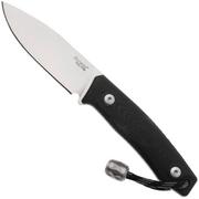 LionSteel M1-GBK Black G10, vaststaand mes