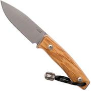 LionSteel M1-UL legno d'ulivo, coltello fisso