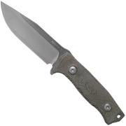 LionSteel M5 CPM 3V, Green Canvas Micarta, Knivesandtools Exclusive Survivalmesser