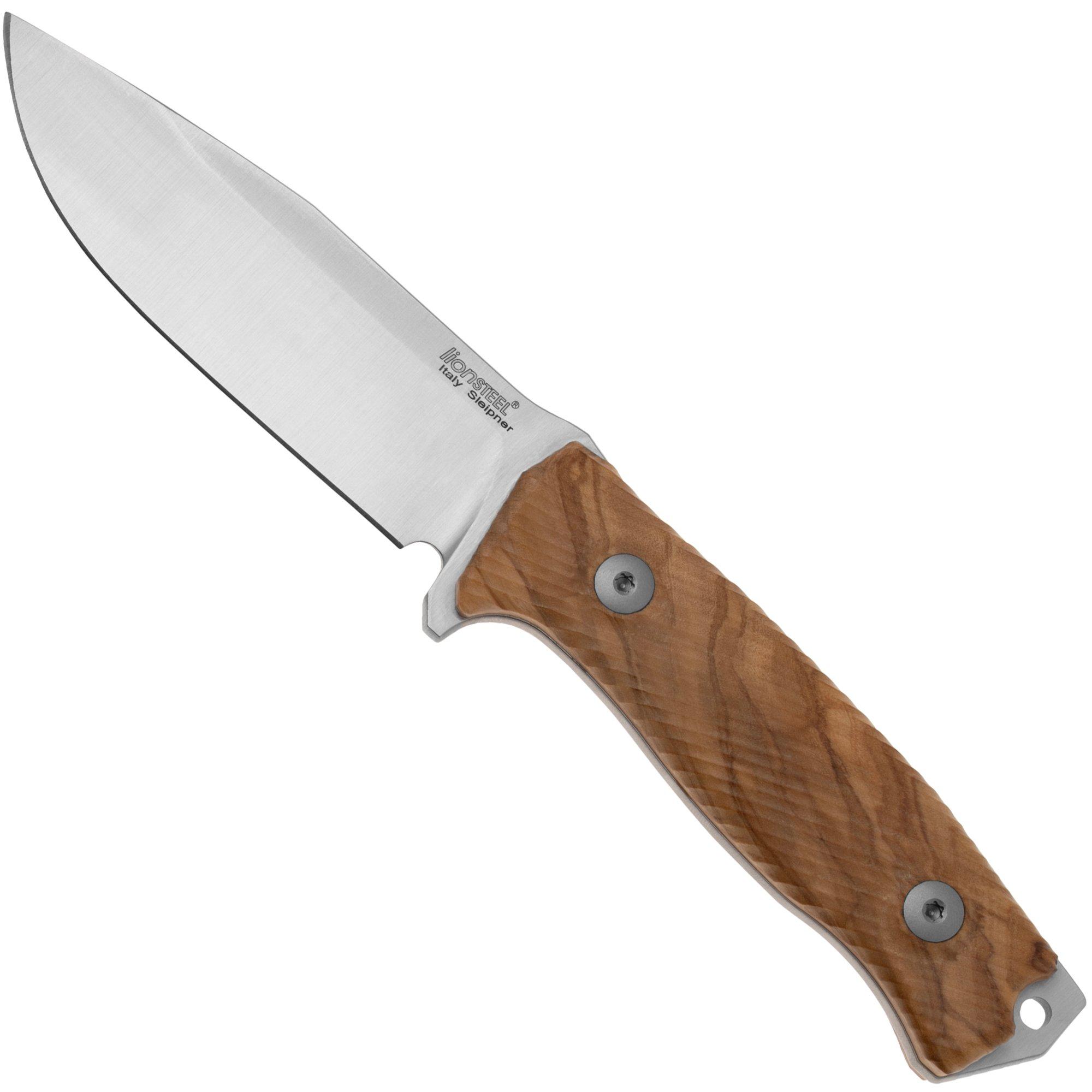 Nóż LionSteel M5-UL Sleipner blade, Olive Wood Handle