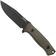 Image for LionSteel M5B Sleipner Black, Green Canvas Micarta survival knife