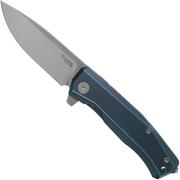 LionSteel Myto MT01-BL Blue Titanium zakmes, Molletta design