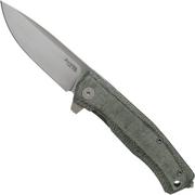 LionSteel Myto MT01-CVB Black Canvas Micarta coltello da tasca, Molletta design
