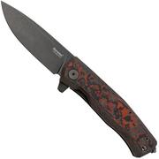 LionSteel Myto MT01-MC-MV CPM MagnaCut, Old Black Mars Valley FatCarbon navaja, diseño Molletta