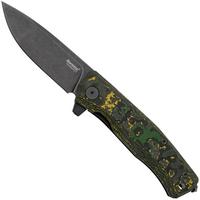 Afbeelding voor LionSteel Myto MT01-MC-TS CPM MagnaCut, Old Black Toxis Stone FatCarbon zakmes, Molletta design