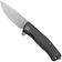 Image for LionSteel Myto MT01A BB Black Aluminium, Black pocket knife, Molletta design