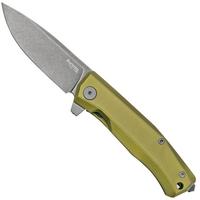 Afbeelding voor LionSteel Myto MT01A GB Green Aluminium, Black zakmes, Molletta design