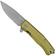 Afbeelding voor LionSteel Myto MT01A GB Green Aluminium, Black zakmes, Molletta design