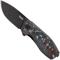 Afbeelding voor LionSteel Nano NA01-NB CPM MagnaCut, Old Black Nebula FatCarbon zakmes
