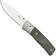 Afbeelding voor LionSteel NiNi NN2 CVG M390 Satin, Titanium Bolsters, Green Canvas Micarta, zakmes, Gianni Pauletta design