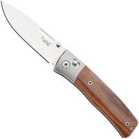Afbeelding voor LionSteel NiNi NN2 ST M390 Satin, Titanium Bolsters, Santos Wood, zakmes, Gianni Pauletta design