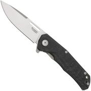 LionSteel Q4ttro, Satin MagnaCut, Carbon Fiber, pocket knife, Michele Pensato design